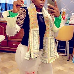 Custom Picnic scarf.